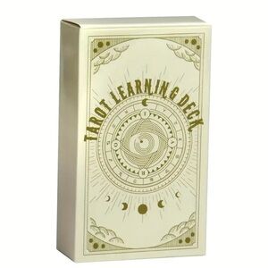 Tarot Learning Deck with Gold Accents New